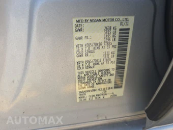 2011 Nissan Frontier S Crew Cab Medium Bed – miniatura 14