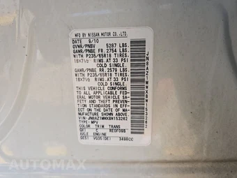2011 Nissan Murano SV – miniatura 14