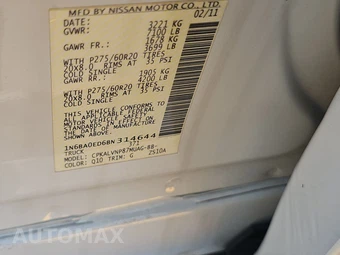 2011 Nissan TITAN SL Crew Cab Short Bed - miniatura 14