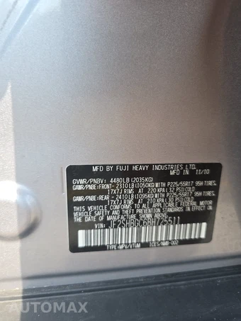 2011 Subaru Forester 2.5X Touring – miniatura 21