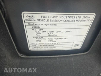 2011 Subaru Legacy 2.5i Premium w/All Weather Pkg & Power Moonroof - miniatura 20