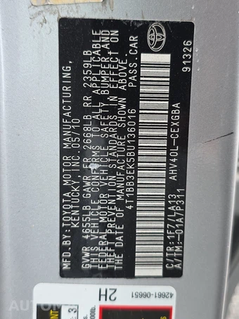 2011 Toyota Camry Hybrid - miniatura 14