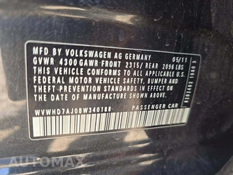 2011 Volkswagen GTI w/Sunroof - miniatura 2
