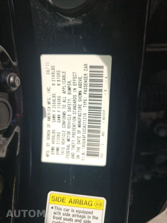 2012 Acura TL w/Technology Pkg – miniatura 14