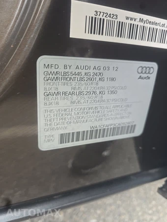 2012 Audi Q5 2.0T Premium – miniatura 14
