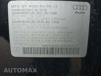 2012 Audi Q5 3.2 Premium Plus – miniatura 2