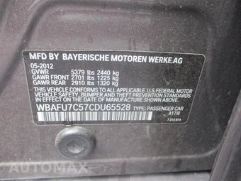2012 BMW 5 Series 535i xDrive - miniatura 10