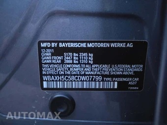 2012 BMW 5 Series Sedan 528i xDrive - miniatura 5