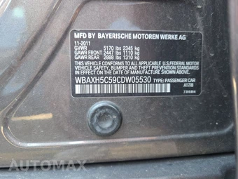 2012 BMW 5 Series Sedan 528i xDrive - miniatura 14