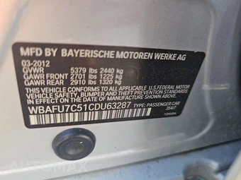 2012 BMW 5 Series Sedan 535i xDrive – miniatura 14