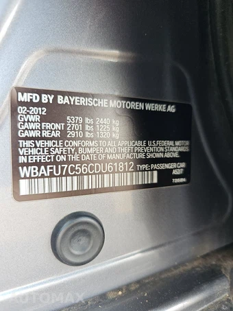 2012 BMW 5 Series Sedan 535i xDrive - miniatura 14