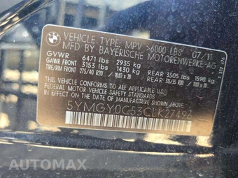 2012 BMW X5 M Sports Activity Vehicle – miniatura 5