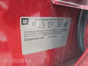 2012 Buick Regal Turbo Premium 1 1SN – miniatura 14