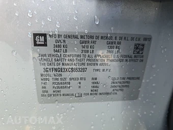 2012 Cadillac SRX 1SA – miniatura 15