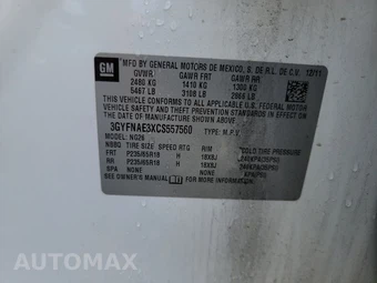 2012 Cadillac SRX Luxury Collection 1SB – miniatura 14