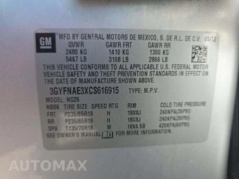 2012 Cadillac SRX Luxury Collection 1SB - miniatura 5