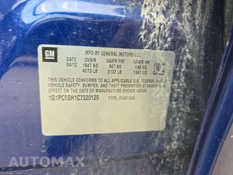 2012 Chevrolet Cruze LS 2LS – miniatura 5