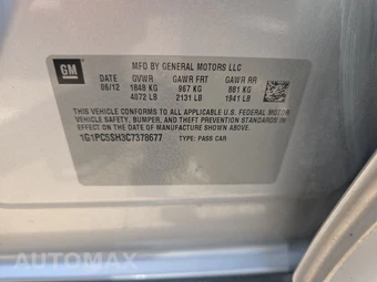 2012 Chevrolet Cruze LS 2LS – miniatura 21