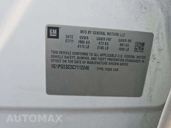 2012 Chevrolet Cruze LT 2LT – miniatura 2