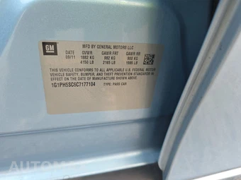 2012 Chevrolet Cruze LTZ 1LZ – miniatura 14