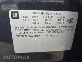 2012 Chevrolet Cruze LTZ 1LZ – miniatura 18