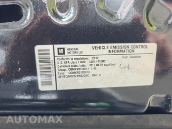 2012 Chevrolet Cruze LTZ 1LZ – miniatura 24