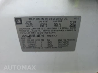 2012 Chevrolet Equinox LS 1LS - miniatura 14