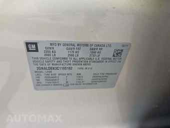 2012 Chevrolet Equinox LT 1LT – miniatura 2