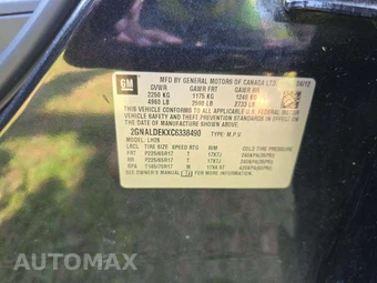 2012 Chevrolet Equinox LT 1LT – miniatura 5