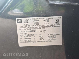 2012 Chevrolet Equinox LT 1LT – miniatura 2
