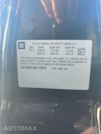 2012 Chevrolet Impala LT 1LT – miniatura 17