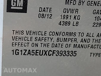 2012 Chevrolet Malibu LS 1FL – miniatura 14