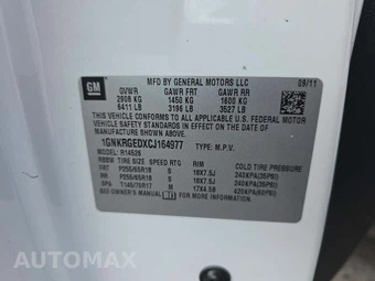 2012 Chevrolet Traverse LT 1LT – miniatura 2