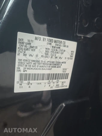 2012 Ford Edge SE – miniatura 14