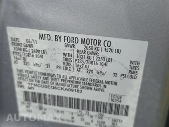2012 Ford Escape Limited – miniatura 14