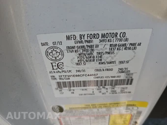 2012 Ford F-150 Lariat Crew Cab Medium Bed – miniatura 14