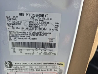 2012 Ford F-150 Lariat Crew Cab Short Bed - miniatura 14