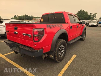 2012 Ford F-150 SVT Raptor Crew Cab Short Bed - miniatura 3