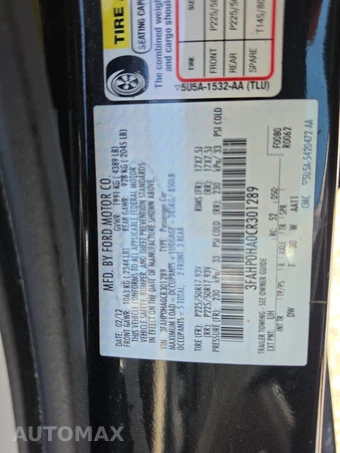 2012 Ford Fusion SE – miniatura 14