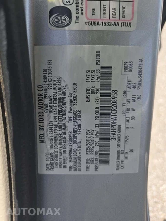2012 Ford Fusion SE – miniatura 2