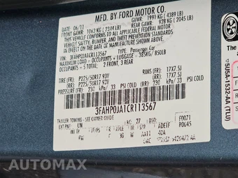 2012 Ford Fusion SEL – miniatura 14