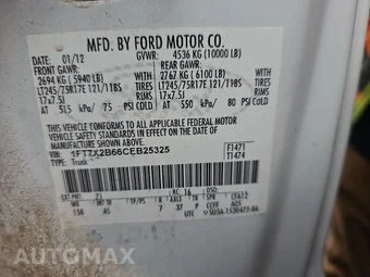 2012 Ford Super Duty F-250 XL Extended Cab Long Bed w/Rear Doors - miniatura 13