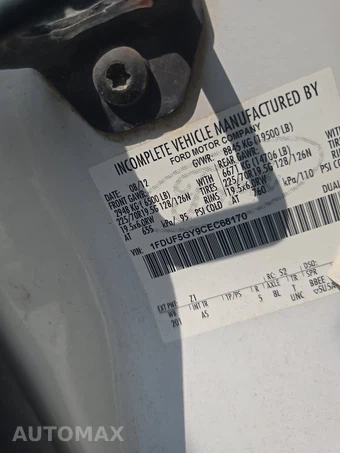 2012 Ford Super Duty F-550 Cab Chassis XL Regular Cab DRW - miniatura 14