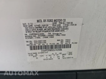 2012 Ford Taurus Limited – miniatura 14