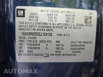 2012 GMC Acadia SL 3SA – miniatura 18