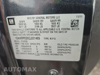 2012 GMC Acadia SLE-1 3SB – miniatura 15