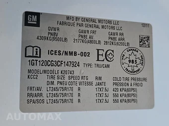 2012 GMC Sierra 2500HD SLE Crew Cab Medium Bed 3SA – miniatura 14