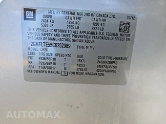 2012 GMC Terrain SLE-2 3SB – miniatura 14