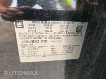 2012 GMC Terrain SLT-1 4SA – miniatura 2