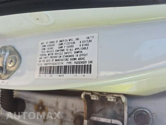 2012 Honda Accord Sedan LX - miniatura 14